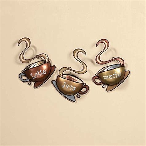 coffee house cup mug latte java mocha metal wall art|Super Z Outlet Coffee House Mug Cups Latte Java Mocha 3D .